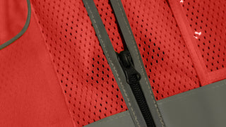 Custom Mesh Safety Vest Reflective Vest 6 Pockets Tear-Resistant Polyester for Long-Lasting Use CustomTok