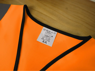 Custom Logo Safety Velcro Vest High visibility Vest Customize Logo Text Image Reflective Security Vest CustomTok