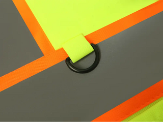 Custom safety vest Industrial-Grade Reflective Vest 9 Reinforced Pockets Durable Polyester for Tough Jobs CustomTok