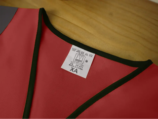 Custom Logo Safety Velcro Vest High visibility Vest Customize Logo Text Image Reflective Security Vest CustomTok