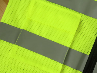 Custom Mesh Safety Vest Class 2 High Visibility Reflective with Pockets Construction workwear CustomTok
