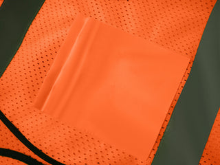 Custom Safety Vest with 11 Pockets Class 2 High Visibility Reflective Construction Workwear