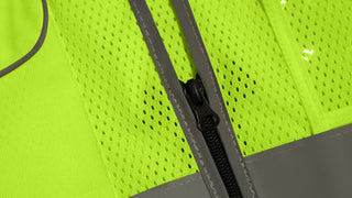 Custom Mesh Safety Vest Reflective Vest 6 Pockets Tear-Resistant Polyester for Long-Lasting Use CustomTok
