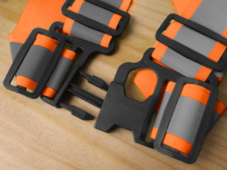 Custom 360° Reflective Suspenders Adjustable Safety Straps for Work, Running & Night Walks EN ISO 20471 Certified CustomTok