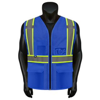 Breathable Mesh Safety Vest High-Visibility & Reflective Free Custom Printing (S-4XL) CustomTok