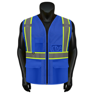 Breathable Mesh Safety Vest High-Visibility & Reflective Free Custom Printing (S-4XL) CustomTok