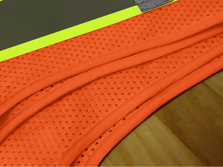 Custom Reflective Safety Vest 10 Utility Pockets Polyester Mesh for Breathability Ideal for construction, cycling & dog walking CustomTok