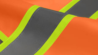 Custom Reflective Safety Vest 10 Utility Pockets Polyester for Breathability Ideal for construction, cycling & dog walking CustomTok