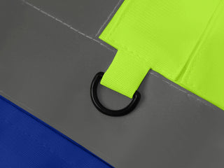 Chaleco de seguridad personalizado con logotipo, chaleco reflectante de alta visibilidad, clase 2, chaleco de trabajo de construcción de seguridad.