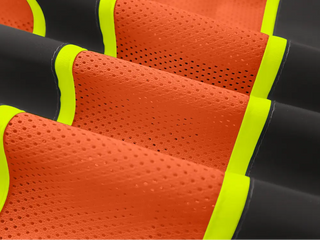 Custom Mesh Reflective Safety Vest with Zipper High Visibility Vest Outdoor Construction Protective Workwear CustomTok