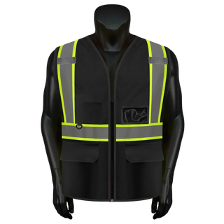 Breathable Mesh Safety Vest High-Visibility & Reflective Free Custom Printing (S-4XL) CustomTok
