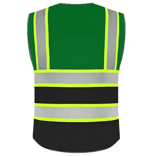 Chaleco de seguridad con logotipo personalizado, reflectante de alta visibilidad, clase 2, transpirable.