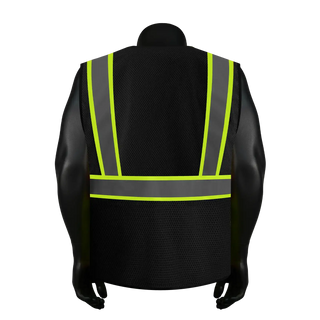 Breathable Mesh Safety Vest High-Visibility & Reflective Free Custom Printing (S-4XL) CustomTok
