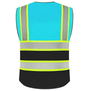Chaleco de seguridad con logotipo personalizado, reflectante de alta visibilidad, clase 2, transpirable.
