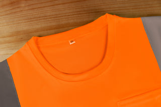 Custom High Visibility Reflective Shirt ANSI Class 3 Long Sleeves CustomTok