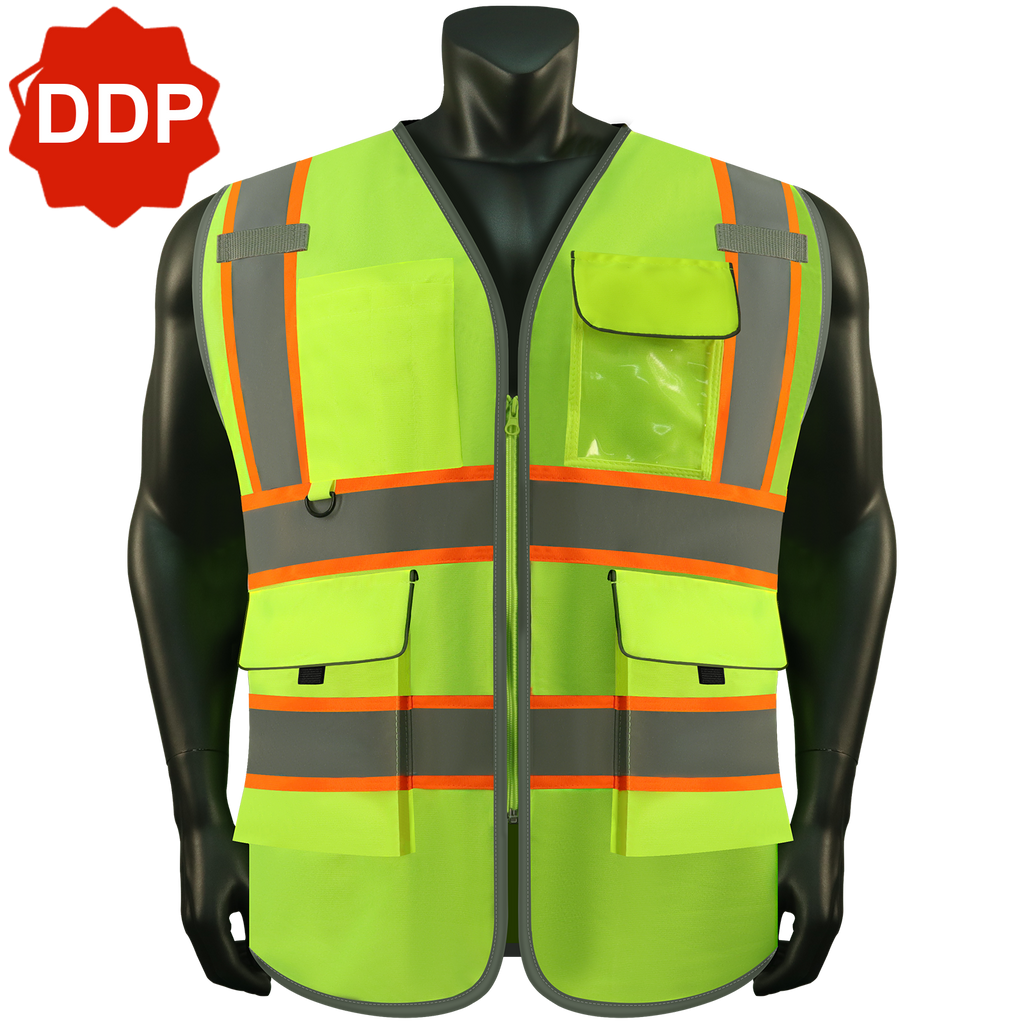 Custom Safety Vest - Industrial-Grade Reflective Vest – CustomTok
