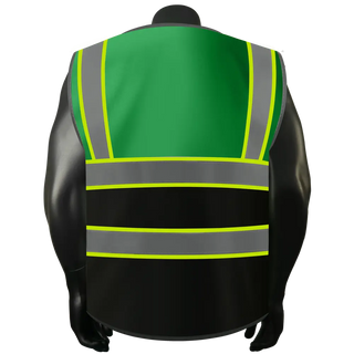 Custom Logo Safety Vest Class 2 High Visibility Reflective Vest Breathable Construction Vest CustomTok
