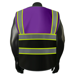 Custom Logo Safety Vest Class 2 High Visibility Reflective Vest Breathable Construction Vest CustomTok