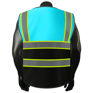 Custom Logo Safety Vest Class 2 High Visibility Reflective Vest Breathable Construction Vest CustomTok