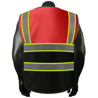 Custom Logo Safety Vest Class 2 High Visibility Reflective Vest Breathable Construction Vest CustomTok