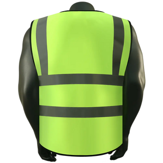 Custom Logo Safety Velcro Vest High visibility Vest Customize Logo Text Image Reflective Security Vest CustomTok