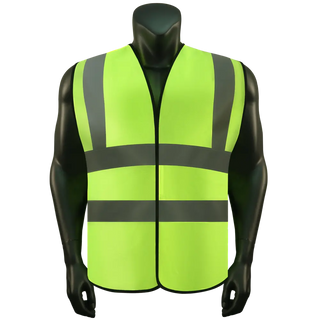 Custom Logo Safety Velcro Vest High Visibility Vest Customize Logo Text Image Reflective Security Vest CustomTok
