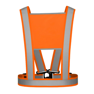 Custom 360° Reflective Suspenders Adjustable Safety Straps for Work, Running & Night Walks EN ISO 20471 Certified-Square