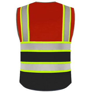 Chaleco de seguridad con logotipo personalizado, reflectante de alta visibilidad, clase 2, transpirable.