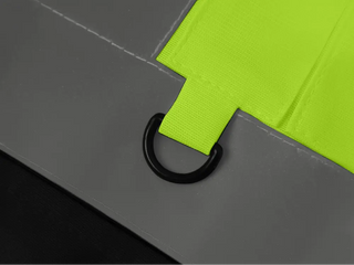 Custom safety vest Rugged Knit Reflective Vest 6 Pockets Tear-Resistant Polyester for Long-Lasting Use CustomTok
